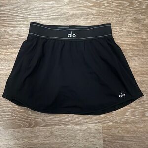 ALO Yoga Black and White Athletic Skirt